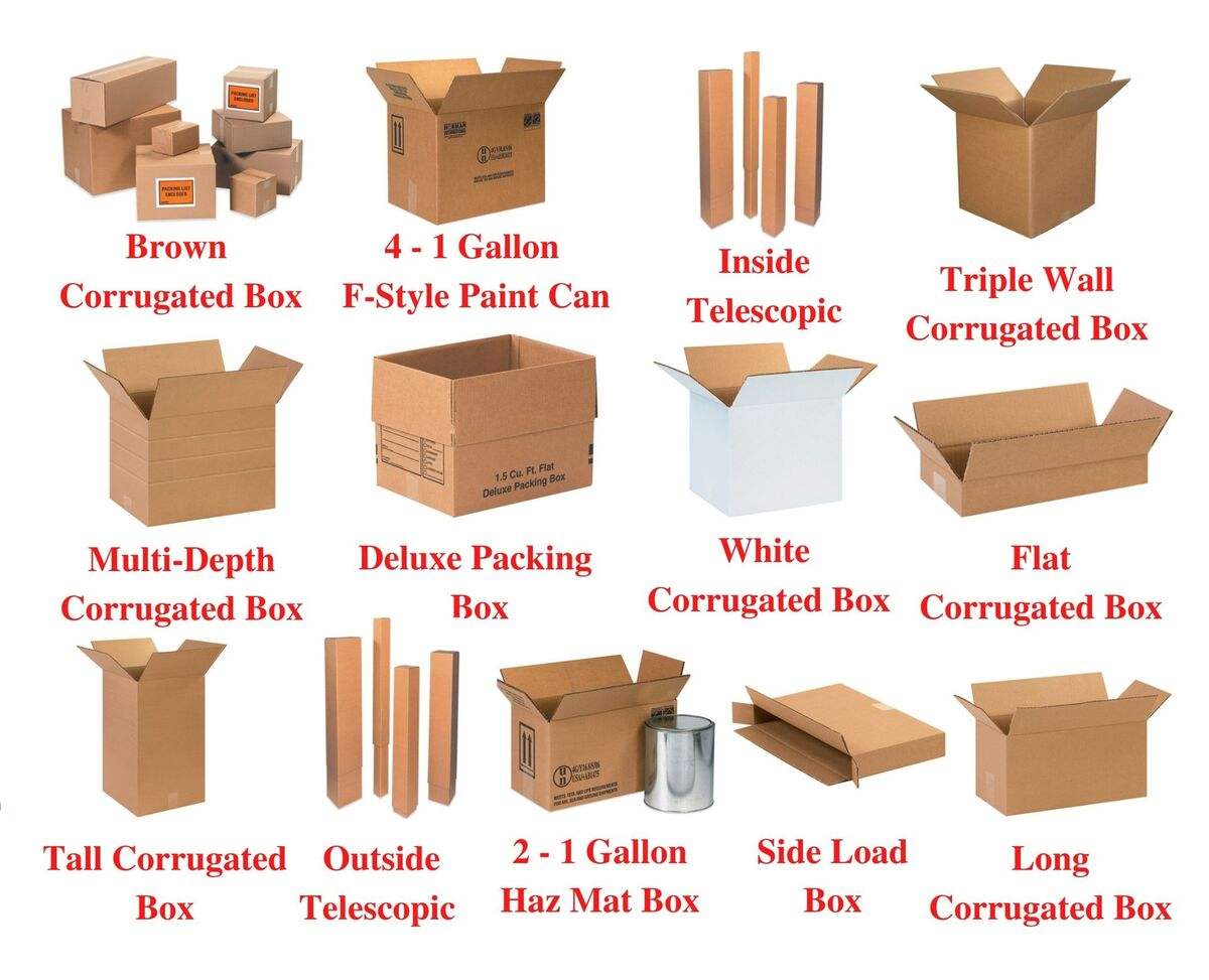 Recycled Shipping Boxes: Custom Design Corrugated Cardboard Cartons
