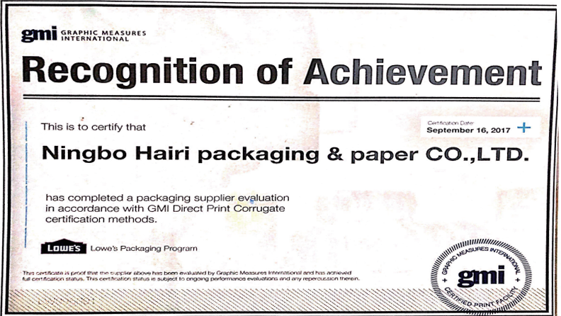 Lowe's Packaging Program