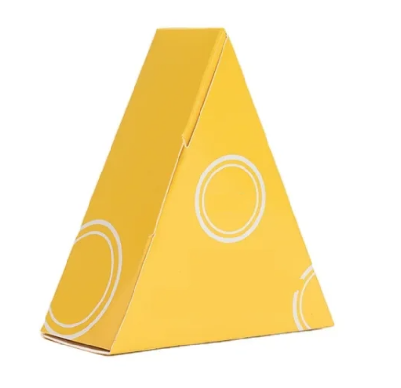 Corrugated Triangular Cartons for Pizza, Chocolate, Candies, Sweets & Cakes (Takeout & Packaging)