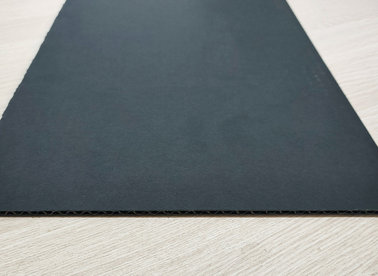 SC-Certified F Flute 3/5/7 Ply Black Corrugated Paperboard for Sustainable Packaging SC-Certified F Flute 3/5/7 Ply Black Corrugated Paperboard for Sustainable Packaging