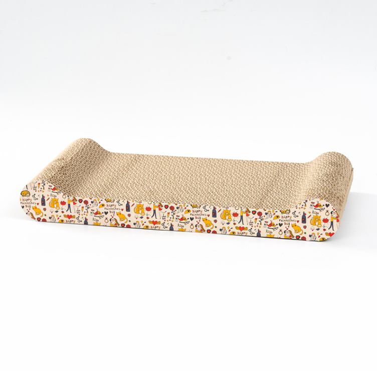 Eco-Friendly Corrugated Cat Scratcher with Homemade Cardboard Box Design Eco-Friendly Corrugated Cat Scratcher with Homemade Cardboard Box Design