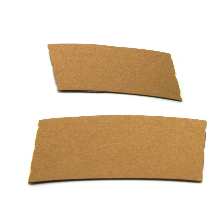 Customizable Full-Color Print Kraft Coffee Cup Sleeves &ndash; Heat-Insulation Packaging for Beverage Brands